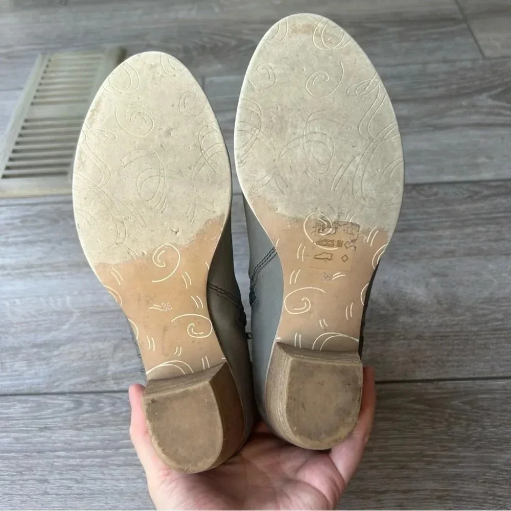 Arnold Churgin Handmade Nubuck Leather Ankle Chelsea Boots